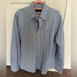 Ralph Lauren Men’s Blue Gingham Button-Up